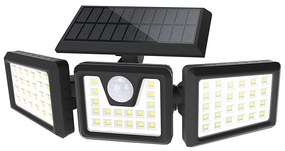 Lampa solarna obrotowa z 3 panelami