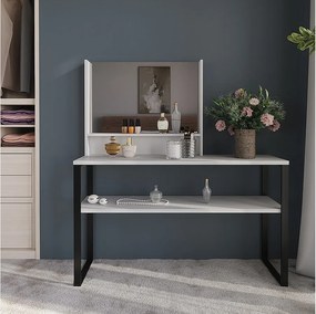 Lustro ścienne biały 80x10x65 sherry