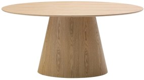 Stół do jadalni dla 6 osób z MDF - Naturalny jasny - ANTELADA