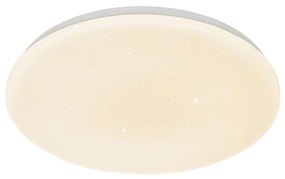 Inteligentna lampa sufitowa biała 38 cm efekt gwiazdy w komplecie z LED i pilotem - Extrema Nowoczesny Oswietlenie wewnetrzne