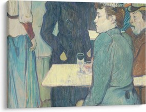 Obraz - Henri de Toulouse-Lautrec, A Corner of the Moulin de la Galette, reprodukcje (70x50 cm)