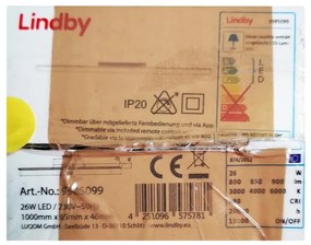 Lindby - LED Plafon ściemnialny IBBE LED/26W/230V Wi-Fi Tuya