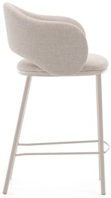 Kremowy hoker (wysokość siedziska 65 cm) Maina – Kave Home