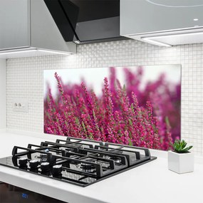 Panel Szklany do Kuchni Harmonijna Polana Kwiatowa