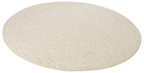 Kremowy okrągły dywan ø 133 cm Wolly – BT Carpet
