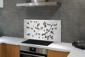 Szklany Panel Ludzie widziani z Lotu Ptaka