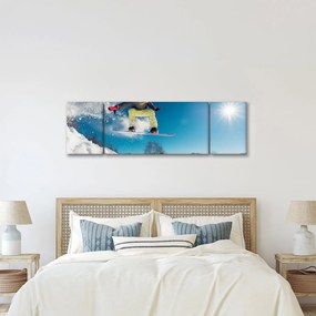 Obraz - Snowboardzista (170x50 cm)