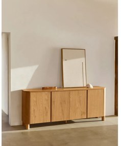 Komoda w dekorze jesionu w naturalnym kolorze 200x79x40 cm Salaya – Kave Home