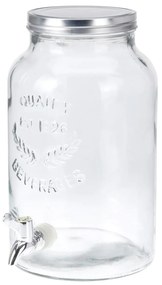 Słój z kranem i pokrywą - dystrybutor napojów, 5,5 l
