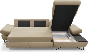 Narożnik LOFT z funkcją spania Regulowane zagłówki i podłokietniki Prawa strona Salvador 02