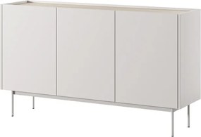 KOMODA Kaszmir, DĄB LINEA , 148x83x37 cm, metalowe nogi, COLOA nowoczesne