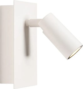 Nowoczesna lampa ścienna zewnętrzna biała z LED IP54 - Simon