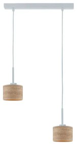 Lampa wisząca w stylu boho na srebrnym stelażu - EX437-Montans - 4 kolory