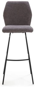 Ciemnoszare hokery zestaw 2 szt. 75 cm Pol – Marckeric