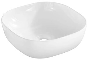 COMAD UM-6252 SMILE 40 DP - Umywalka na blat SMILE 41x41 cm biała połysk