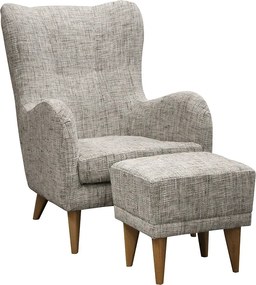 Fotel Roland z podnóżkiem-ergonomiczny, komfortowy i ponadczasowy design