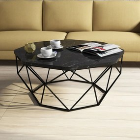 Stolik konferencyjny Diamond Black Marble