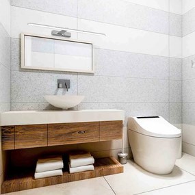 Kinkiet srebrny podłóżny SPLASH CHROME 60cm 12W LED