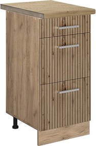 Szafka dolna do kuchni dąb rzemieślniczy 40x60x81.6 r-line