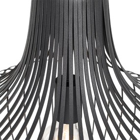Nowoczesna lampa wisząca czarna 48 cm - Saffira Nowoczesny Oswietlenie wewnetrzne