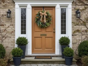 Świąteczny wieniec na drzwi WINTER GREEN Ø 45 cm