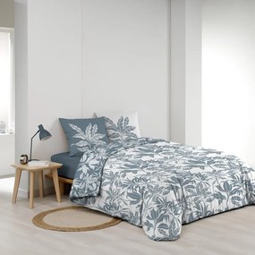 Biało-niebieska bawełniana pościel dwuosobowa 240x220 cm Hera – douceur d'intérieur