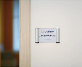 Wizytówki na drzwi na klipsie, dla formatu 148 x 148 mm, 5 szt.