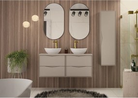 Kaszmirowy Zestaw Łazienkowy 120cm Szafka z Blatem Delica