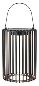 Czarny zewnętrzny lampion solarny LED na USB (wysokość 54 cm) Cavia – Markslöjd