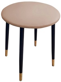 Taboret TRIX D11 buk podstawa czarna/złota