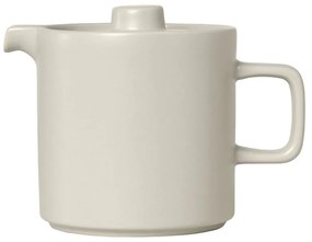 Biały ceramiczny dzbanek do herbaty Blomus Pilar, 1 l