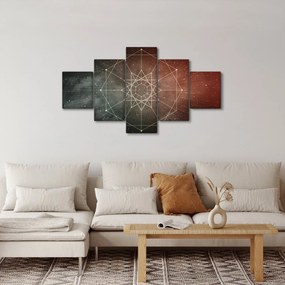 Obraz - Kosmiczny Dodekagram (125x70 cm)