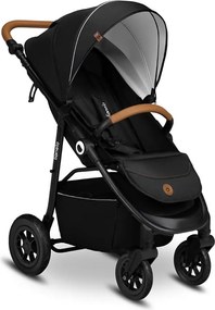 Lionelo - Wózek spacerowy NATT Czarny Onyks