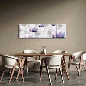 Obraz z kwiatami (170x50 cm)