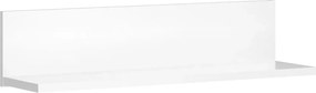 Biała półka 90 cm wisząca w stylu skandynawskim F3-L91