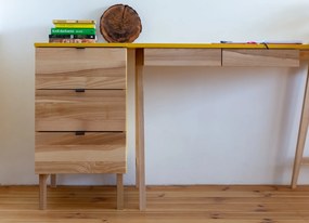 Skandynawski kontenerek z trzema szufladami Luka