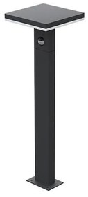 Lampa zewnętrzna LED z czujnikiem BARI LED/10W/230V 4000K 60 cm IP54 antracyt
