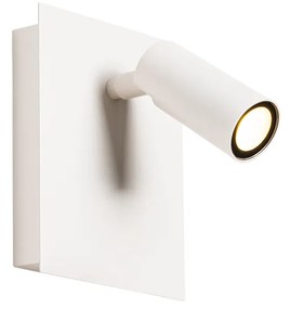 Zewnetrzna Nowoczesna lampa ścienna zewnętrzna biała z LED IP54 - Simon Nowoczesny Oswietlenie zewnetrzne