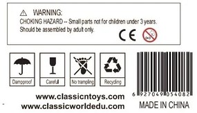 Classic world edu obrotowy stojak na kubeczki z farbą + pojemniki