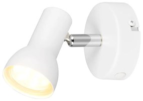 Biała lampa punktowa ø 8 cm Cantar – Trio