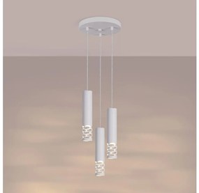Sollux SL.1694 - Żyrandol na lince LIRO 3xGU10/10W/230V biały