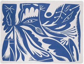 Niebieski koc 165x200 cm Lino – noo.ma