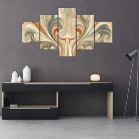 Obraz - Wiry w ziemistych barwach (125x70 cm)