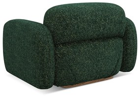 Ciemnozielony fotel Ailani – Makamii