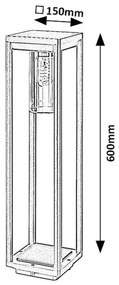 Rabalux 77087 kolumna zewnętrzna Zernest