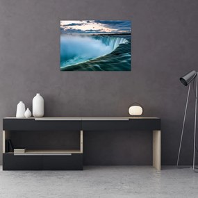 Obraz na szkle - wodospady (70x50 cm)