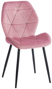 Krzeso Sesel Velvet z czarnymi nogami