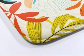 Dywanik łazienkowy Dywanik łazienkowy Rośliny wzór