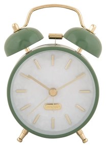 Karlsson 6009DG designerski budzik zielony,średnica 12 cm