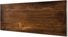 Panel szklany do Kuchni Drewniane Słoje z Sękami